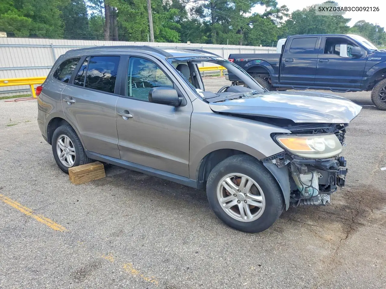 2012 Hyundai Santa Fe Gls VIN: 5XYZG3AB3CG092126 Lot: 56799016