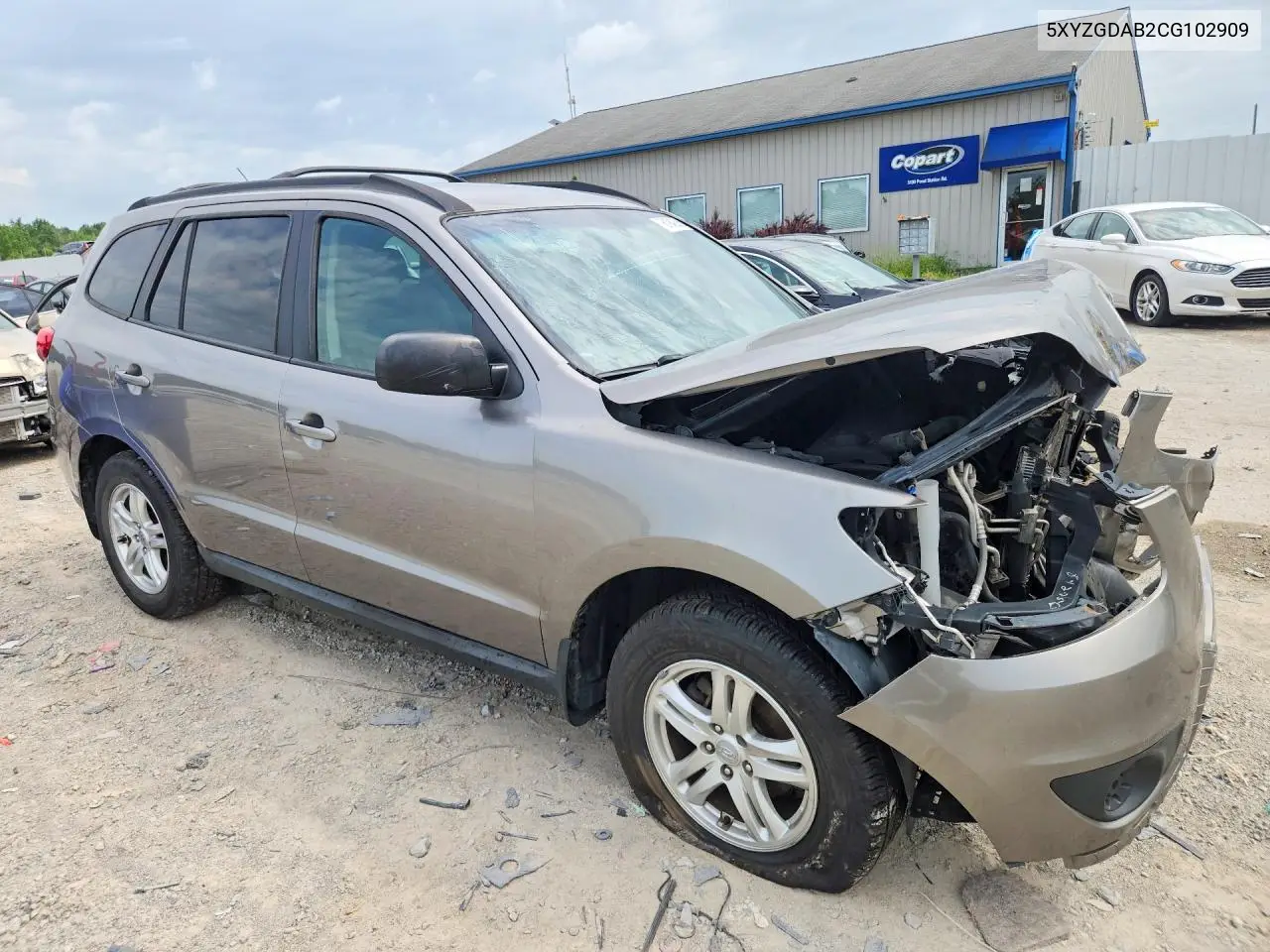 5XYZGDAB2CG102909 2012 Hyundai Santa Fe Gls