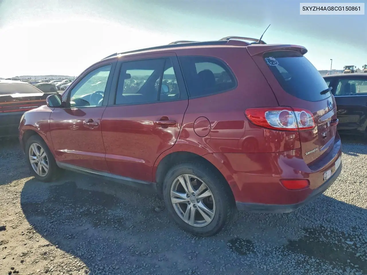 5XYZH4AG8CG150861 2012 Hyundai Santa Fe Se