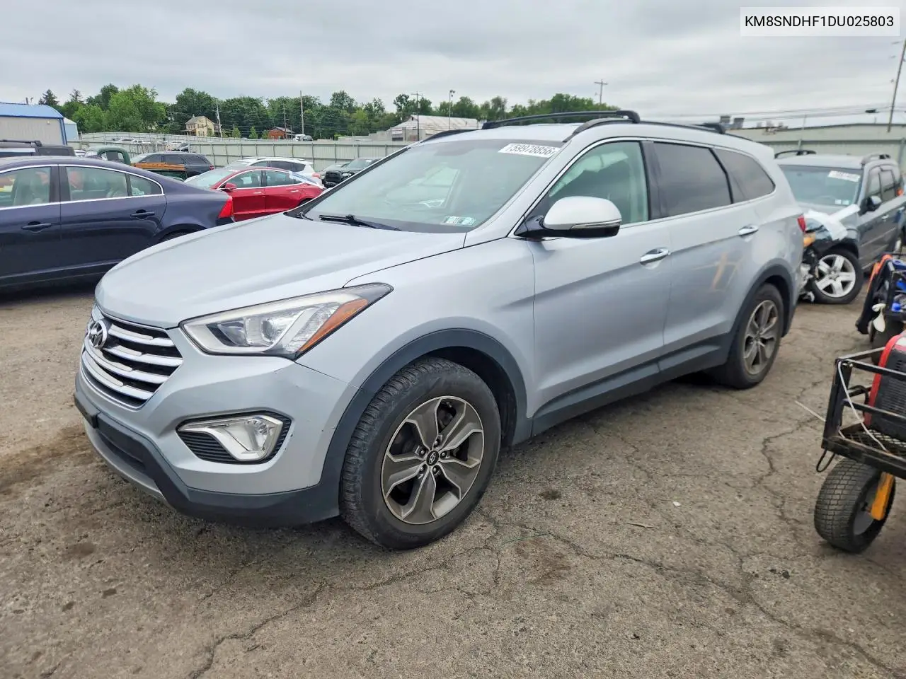 2013 Hyundai Santa Fe Gls VIN: KM8SNDHF1DU025803 Lot: 59978856