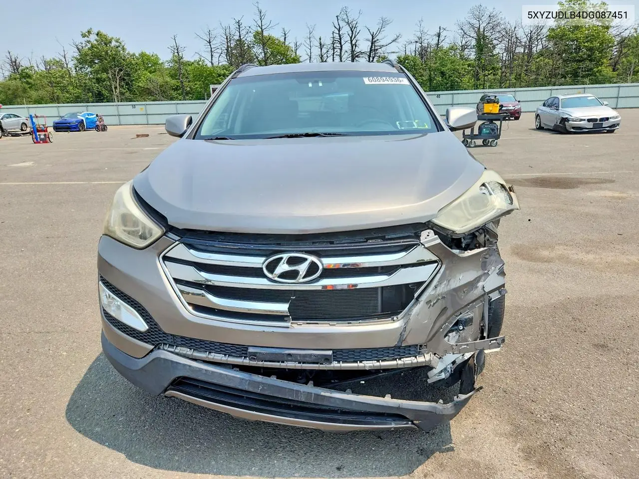 2013 Hyundai Santa Fe Sport 2.4L VIN: 5XYZUDLB4DG087451 Lot: 60894936