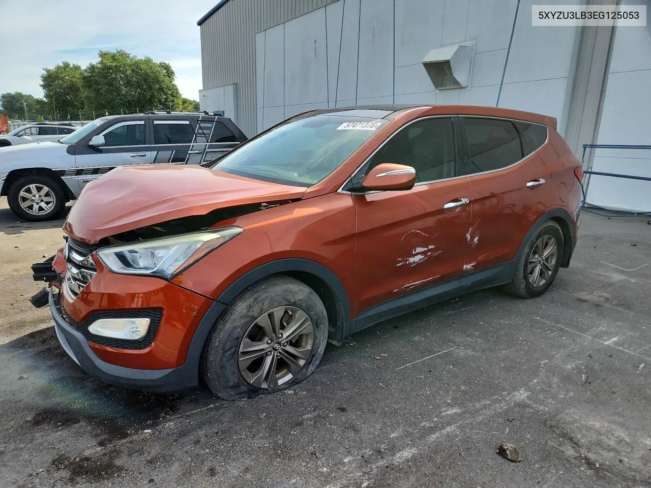 2014 Hyundai Santa Fe Sport 2.4L VIN: 5XYZU3LB3EG125053 Lot: 57471376