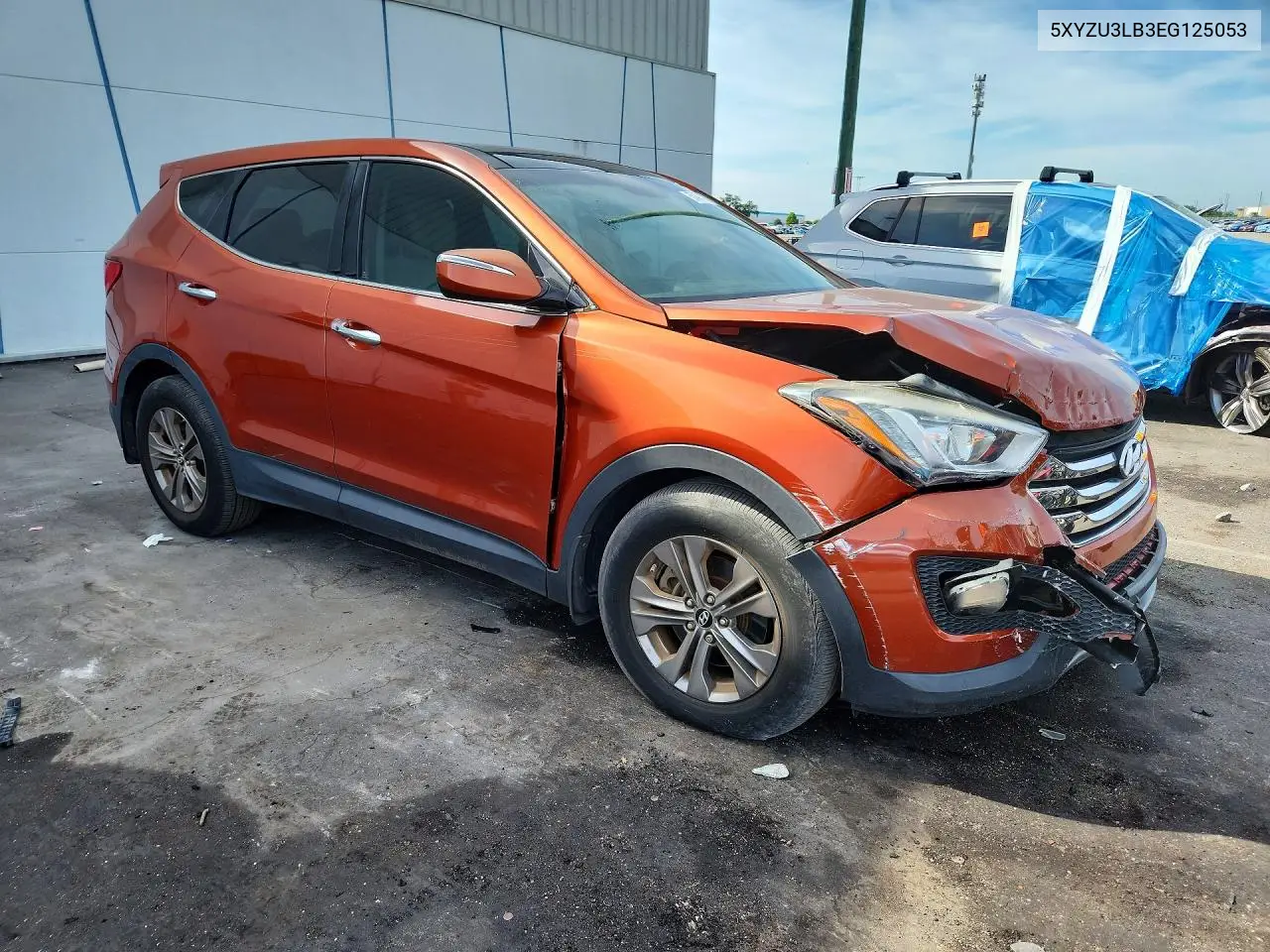 2014 Hyundai Santa Fe Sport 2.4L VIN: 5XYZU3LB3EG125053 Lot: 57471376