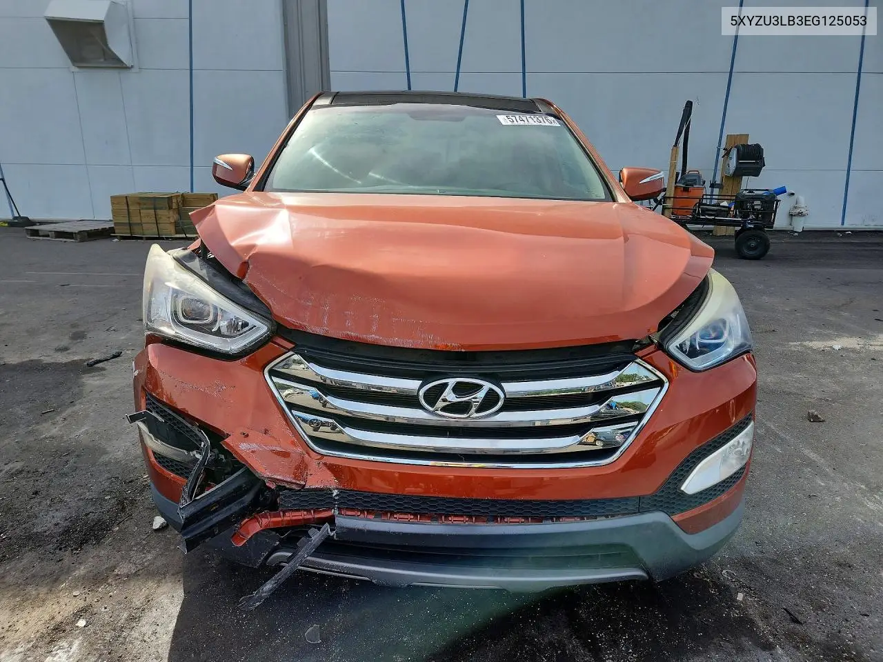 2014 Hyundai Santa Fe Sport 2.4L VIN: 5XYZU3LB3EG125053 Lot: 57471376
