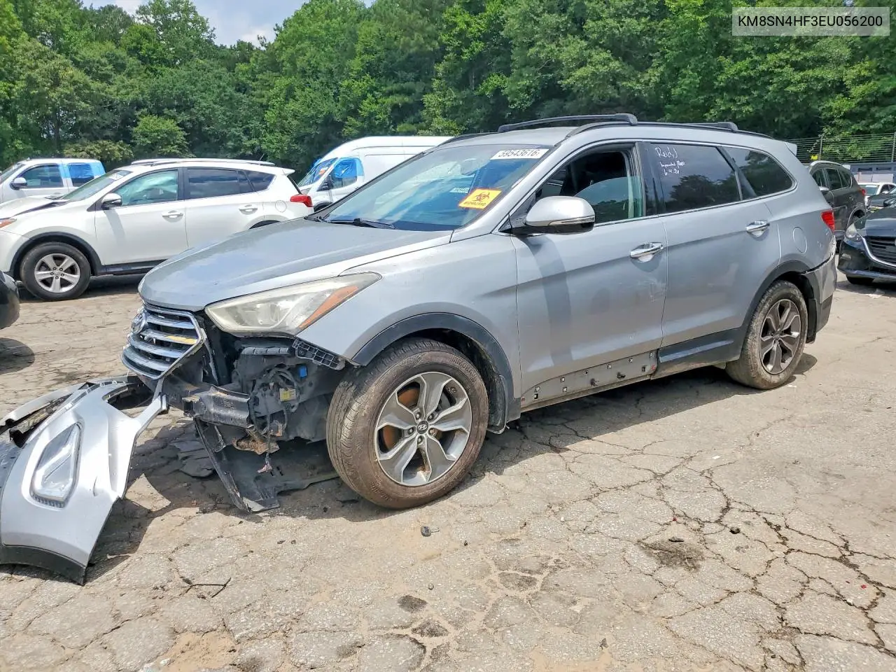 2014 Hyundai Santa Fe Gls VIN: KM8SN4HF3EU056200 Lot: 59543616