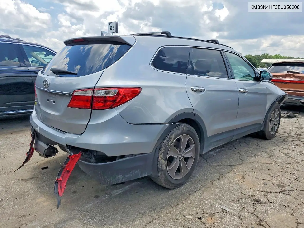 2014 Hyundai Santa Fe Gls VIN: KM8SN4HF3EU056200 Lot: 59543616