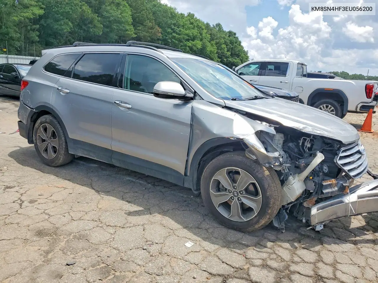 2014 Hyundai Santa Fe Gls VIN: KM8SN4HF3EU056200 Lot: 59543616