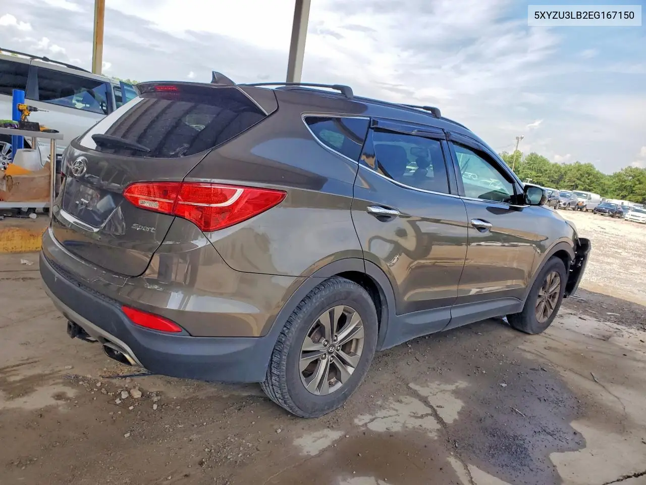 2014 Hyundai Santa Fe Sport 2.4L VIN: 5XYZU3LB2EG167150 Lot: 60425676