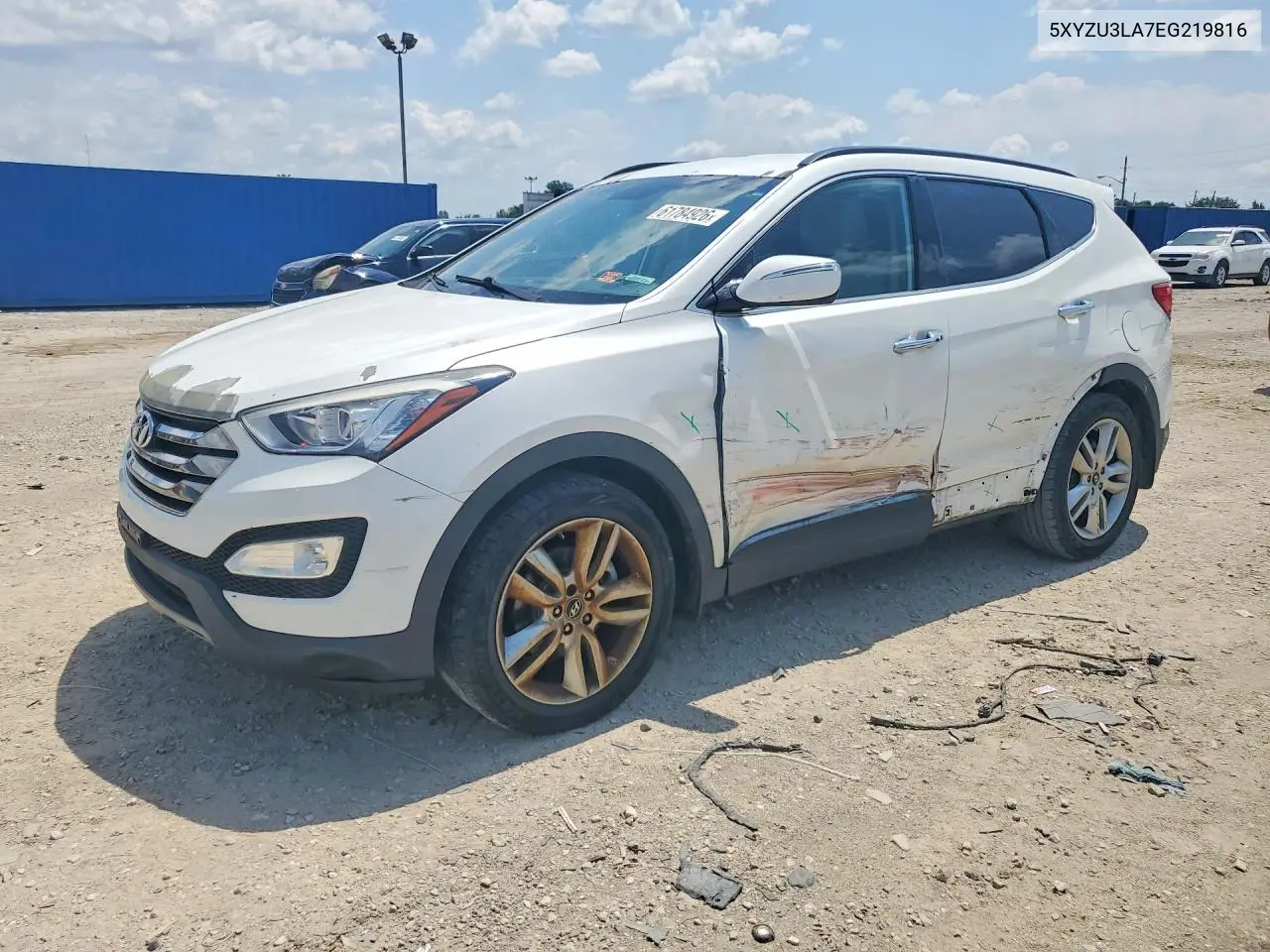 2014 Hyundai Santa Fe Sport 2.0T VIN: 5XYZU3LA7EG219816 Lot: 61784926