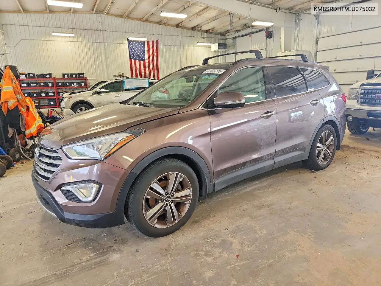 2014 Hyundai Santa Fe Gls VIN: KM8SRDHF9EU075032 Lot: 61909116