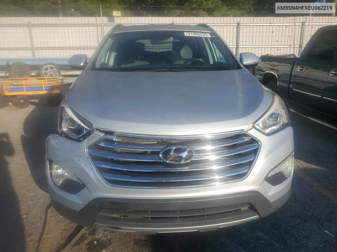 KM8SN4HFXEU062219 2014 Hyundai Santa Fe Gls