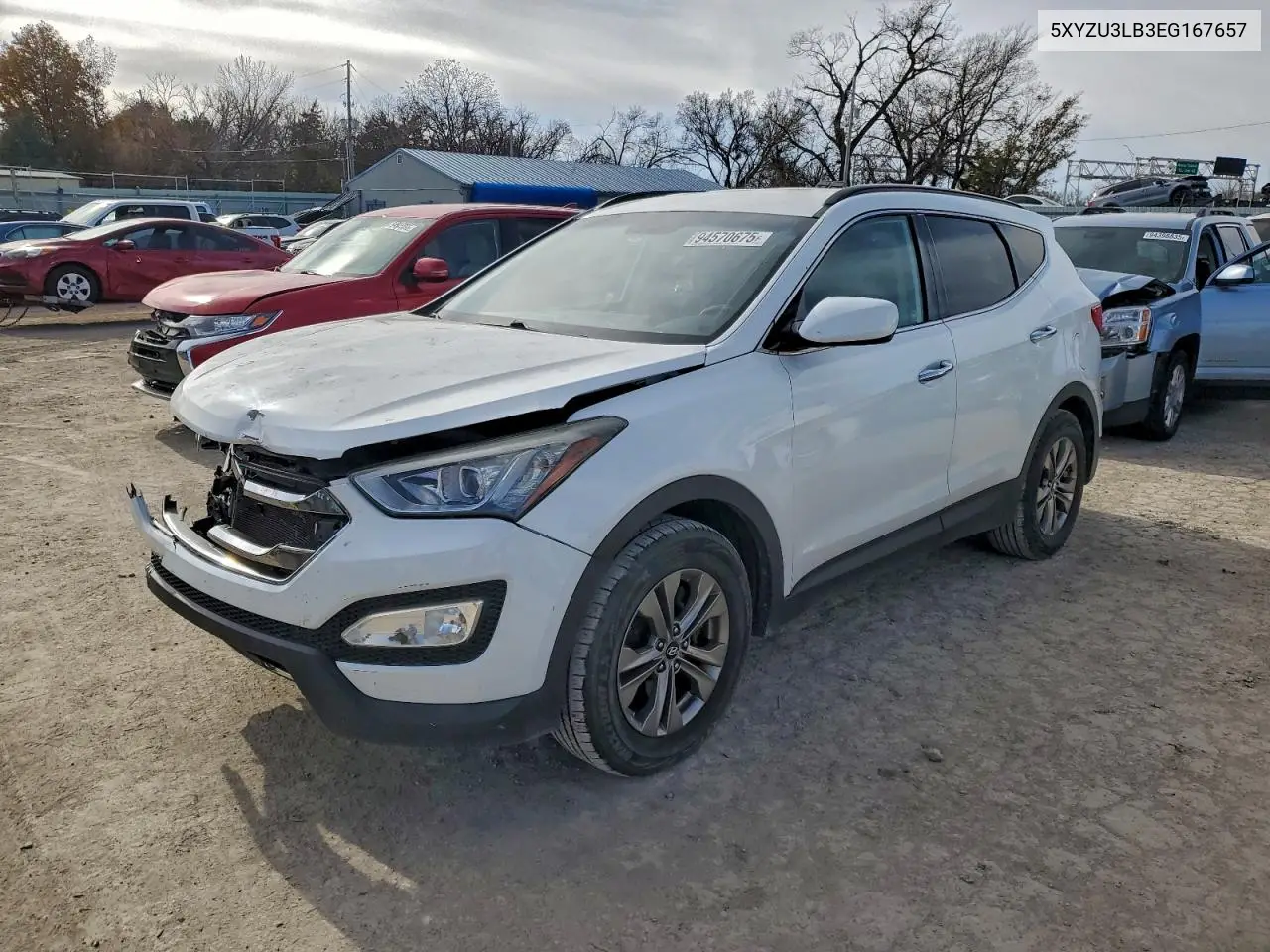 5XYZU3LB3EG167657 2014 Hyundai Santa Fe Sport 2.4L