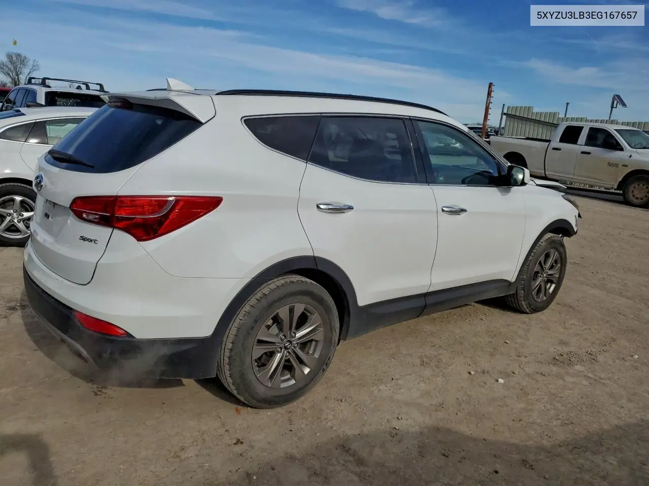 5XYZU3LB3EG167657 2014 Hyundai Santa Fe Sport 2.4L