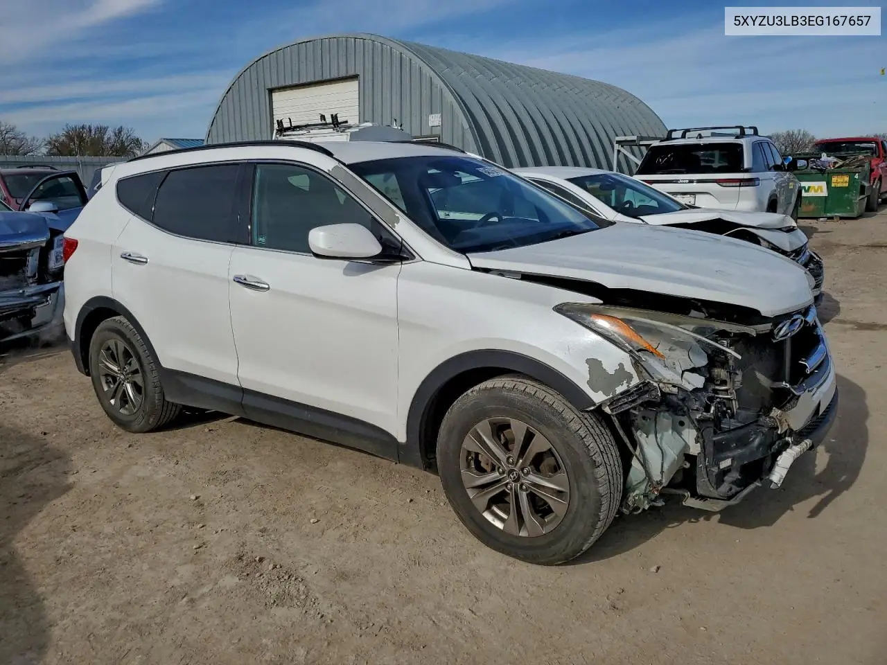 5XYZU3LB3EG167657 2014 Hyundai Santa Fe Sport 2.4L