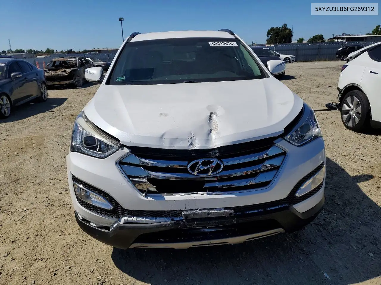 2015 Hyundai Santa Fe Sport 2.4L VIN: 5XYZU3LB6FG269312 Lot: 60818016