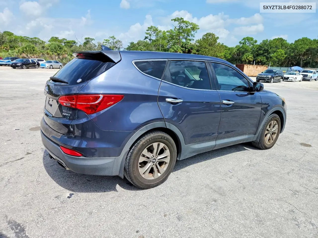 2015 Hyundai Santa Fe Sport 2.4L VIN: 5XYZT3LB4FG288072 Lot: 61065176