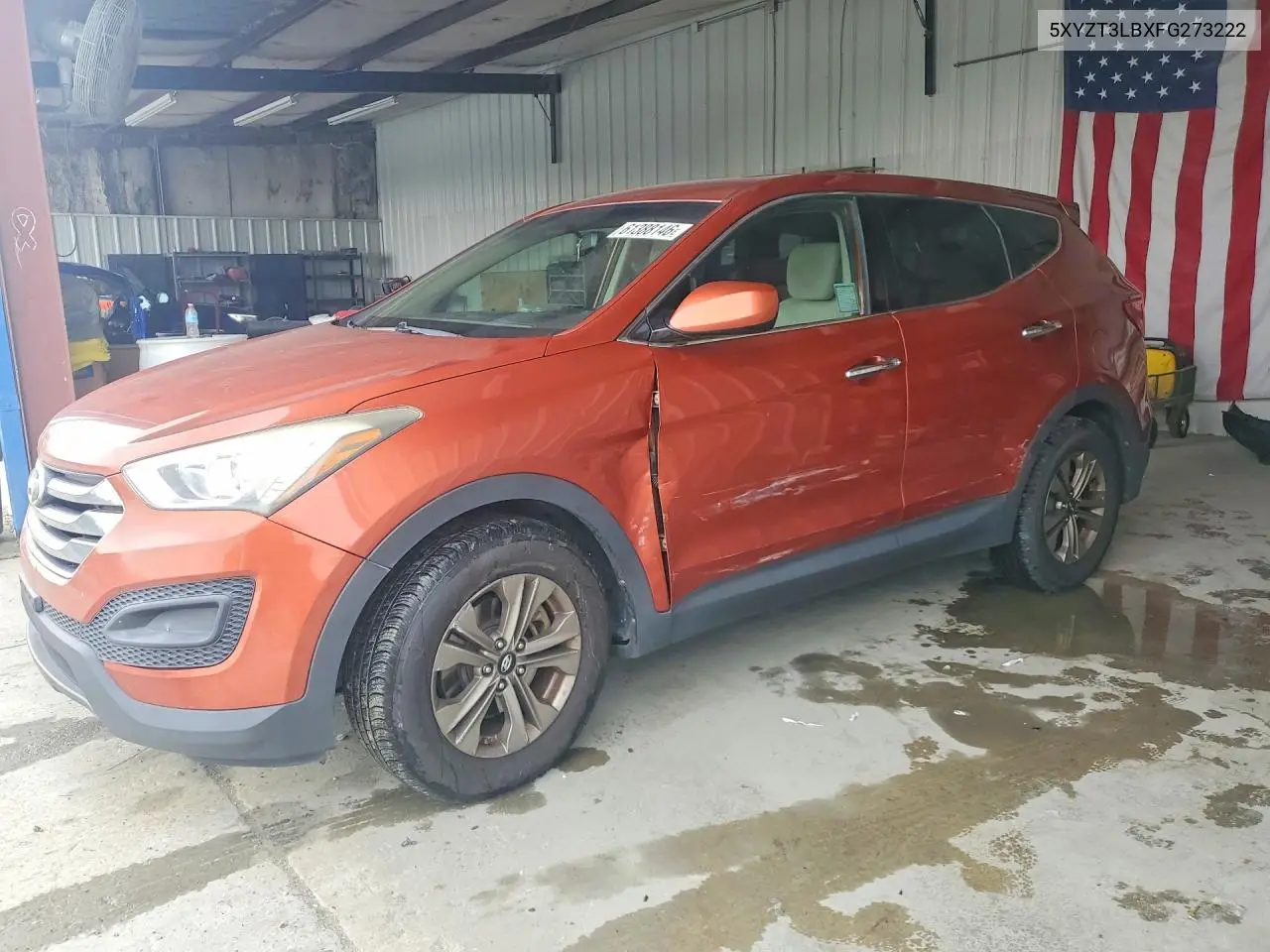 2015 Hyundai Santa Fe Sport 2.4L VIN: 5XYZT3LBXFG273222 Lot: 61388146