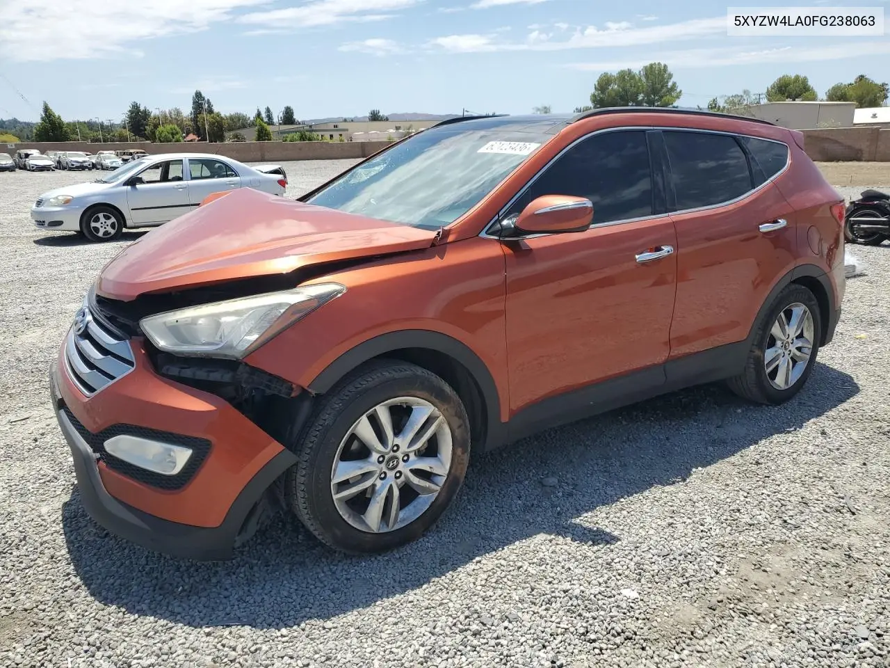 2015 Hyundai Santa Fe Sport 2.0T VIN: 5XYZW4LA0FG238063 Lot: 62123436