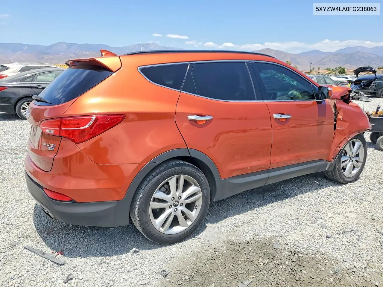 2015 Hyundai Santa Fe Sport 2.0T VIN: 5XYZW4LA0FG238063 Lot: 62123436