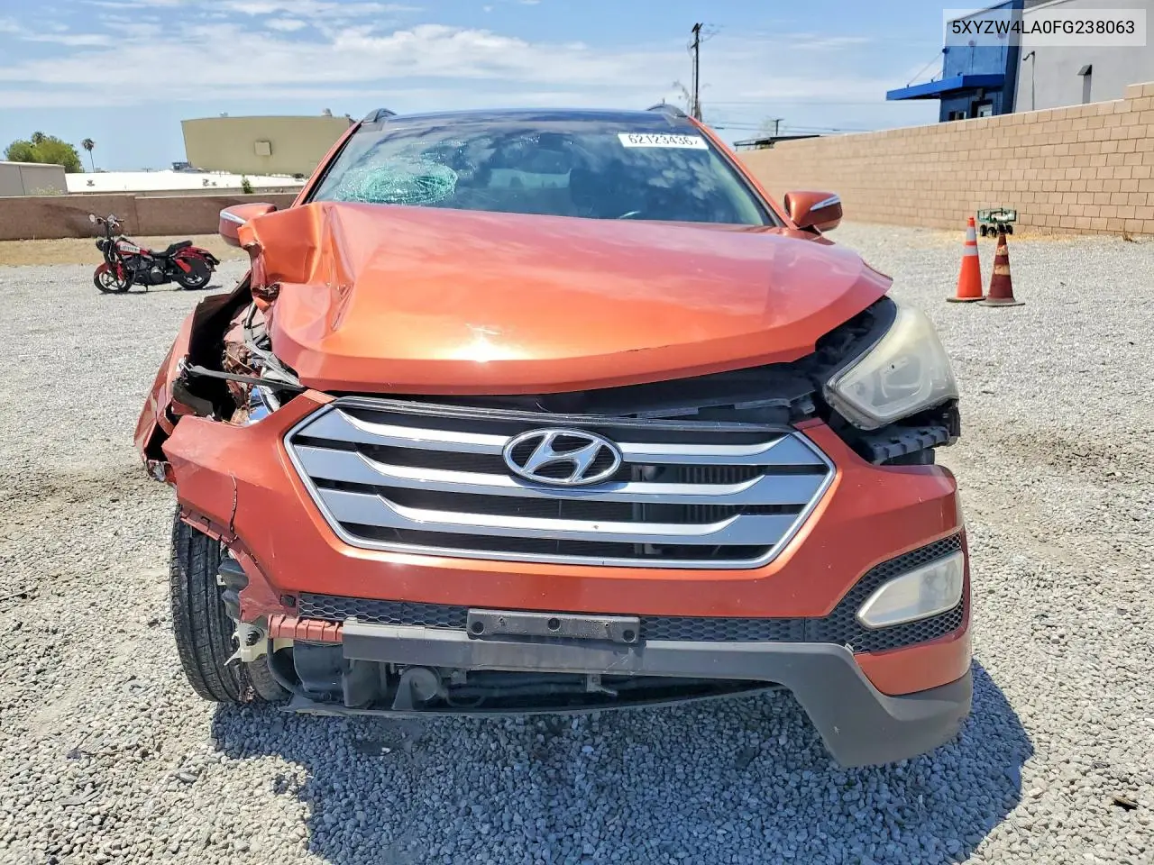 2015 Hyundai Santa Fe Sport 2.0T VIN: 5XYZW4LA0FG238063 Lot: 62123436