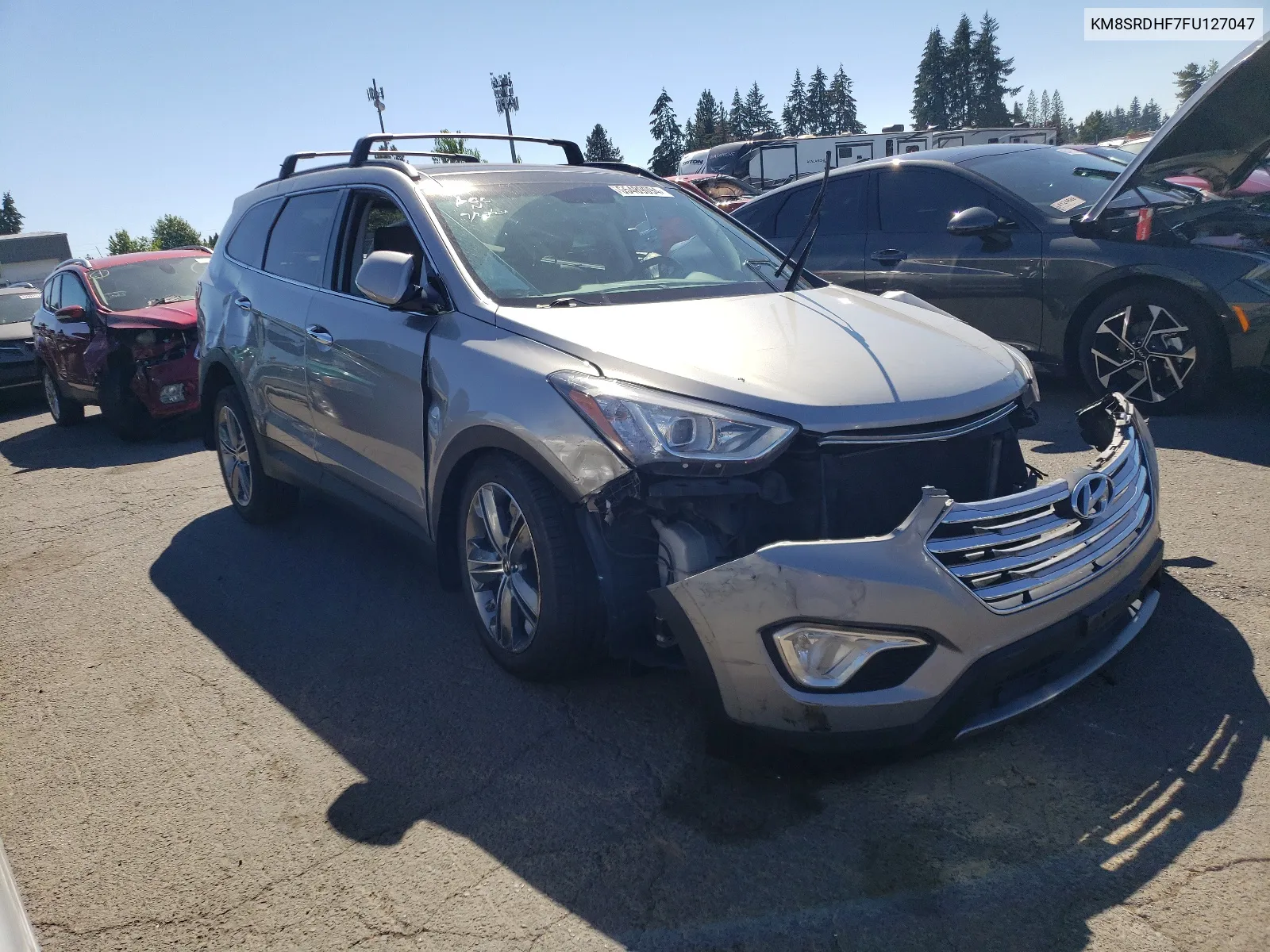2015 Hyundai Santa Fe Gls VIN: KM8SRDHF7FU127047 Lot: 65489094