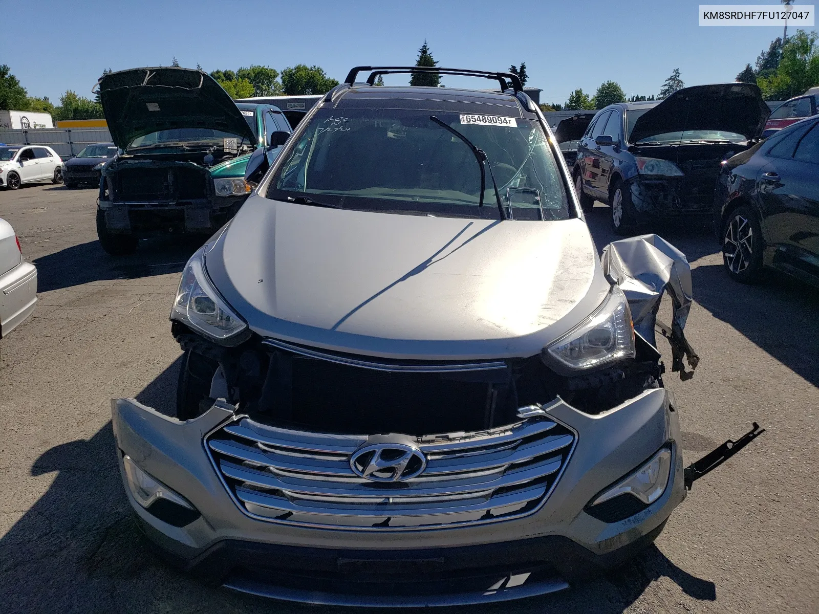 2015 Hyundai Santa Fe Gls VIN: KM8SRDHF7FU127047 Lot: 65489094