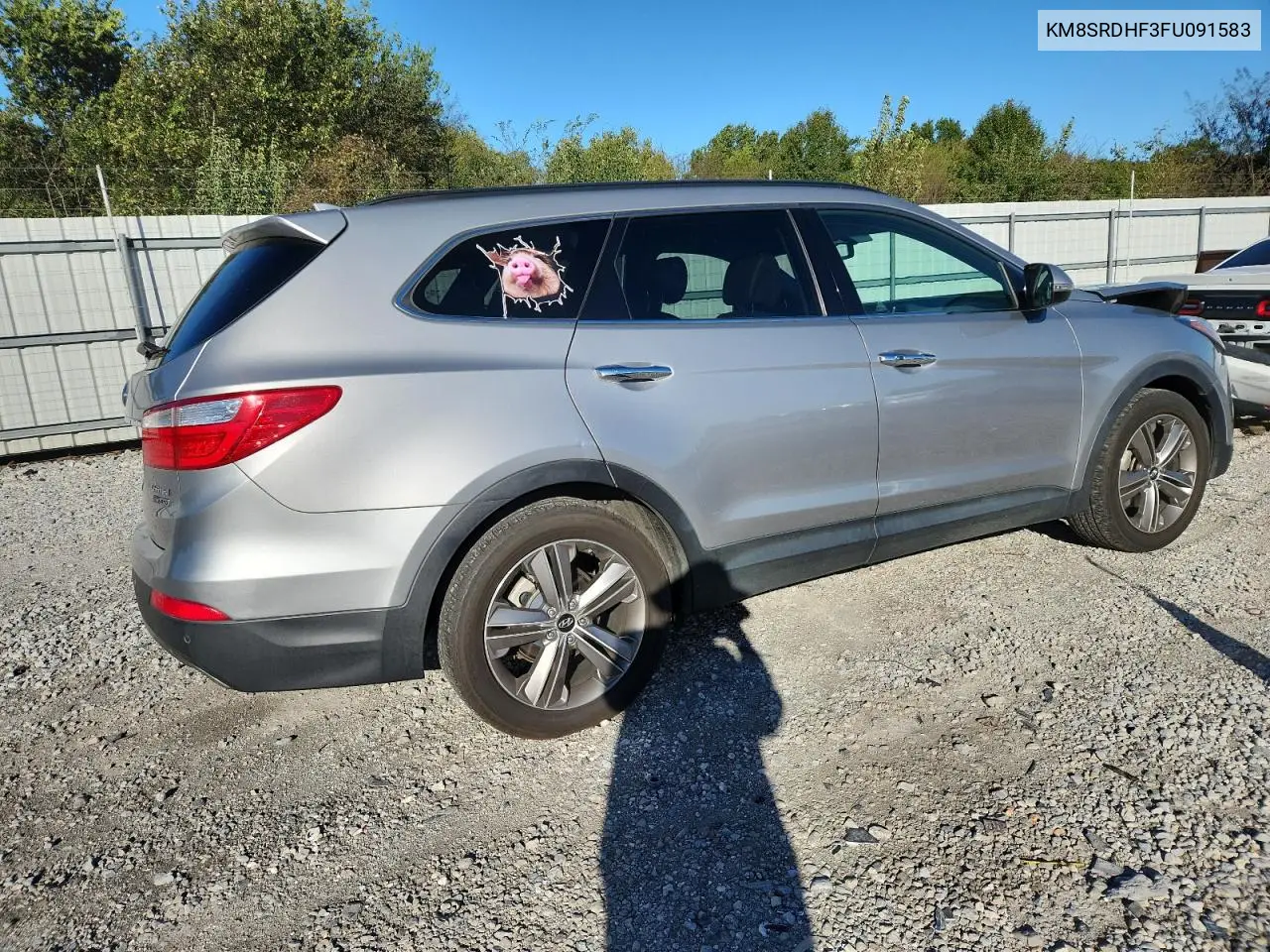 KM8SRDHF3FU091583 2015 Hyundai Santa Fe Limited