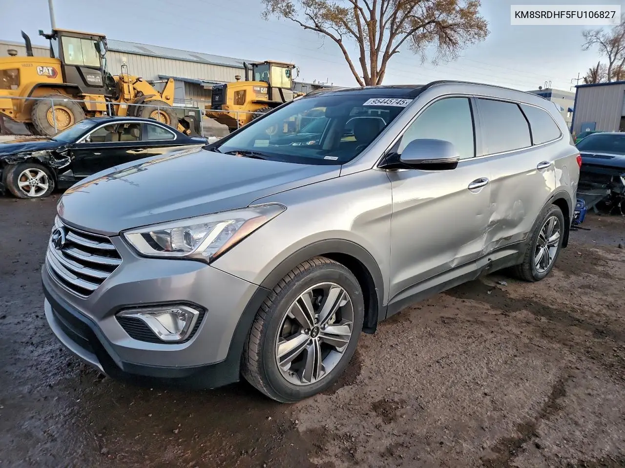 KM8SRDHF5FU106827 2015 Hyundai Santa Fe Gls