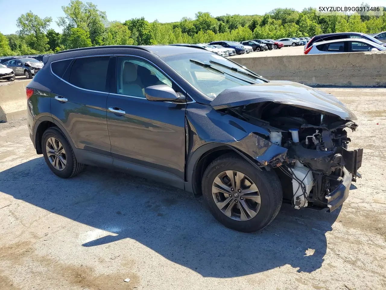 2016 Hyundai Santa Fe Sport 2.4L VIN: 5XYZUDLB9GG313486 Lot: 55912106