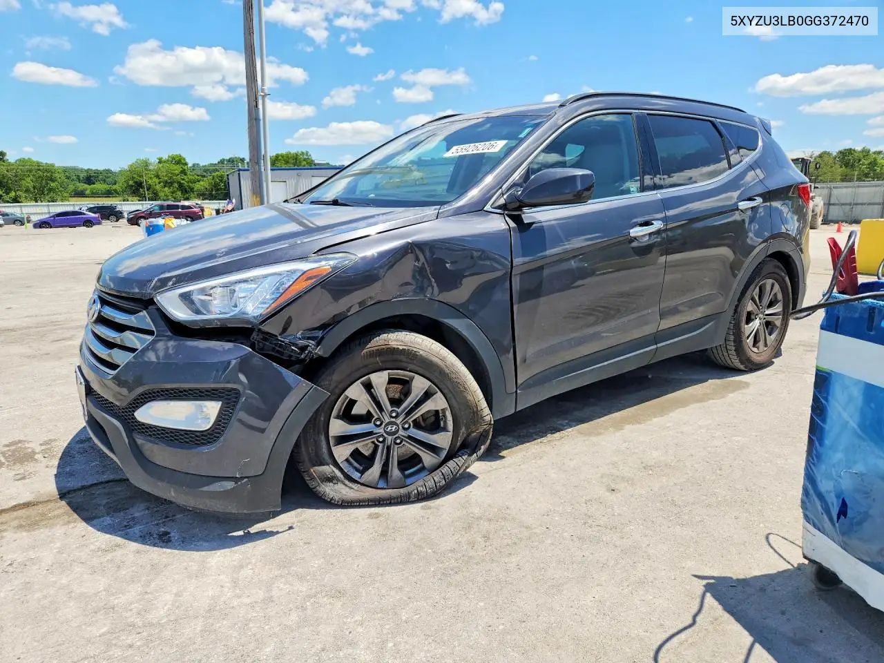 2016 Hyundai Santa Fe Sport 2.4L VIN: 5XYZU3LB0GG372470 Lot: 55926206