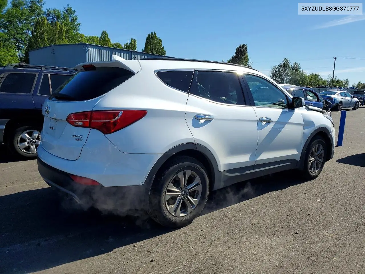 2016 Hyundai Santa Fe Sport 2.4L VIN: 5XYZUDLB8GG370777 Lot: 56978666