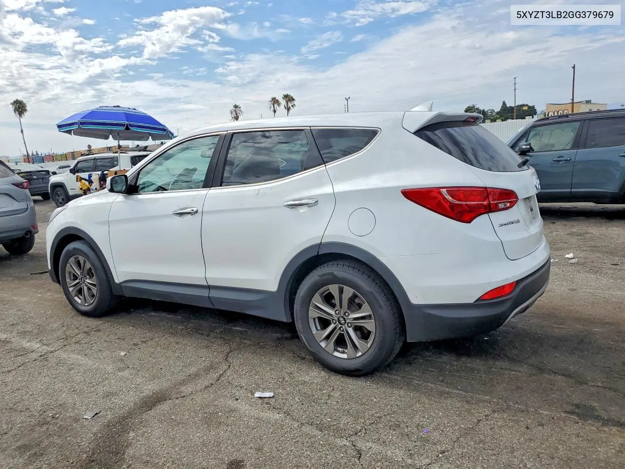 2016 Hyundai Santa Fe Sport 2.4L VIN: 5XYZT3LB2GG379679 Lot: 61208256