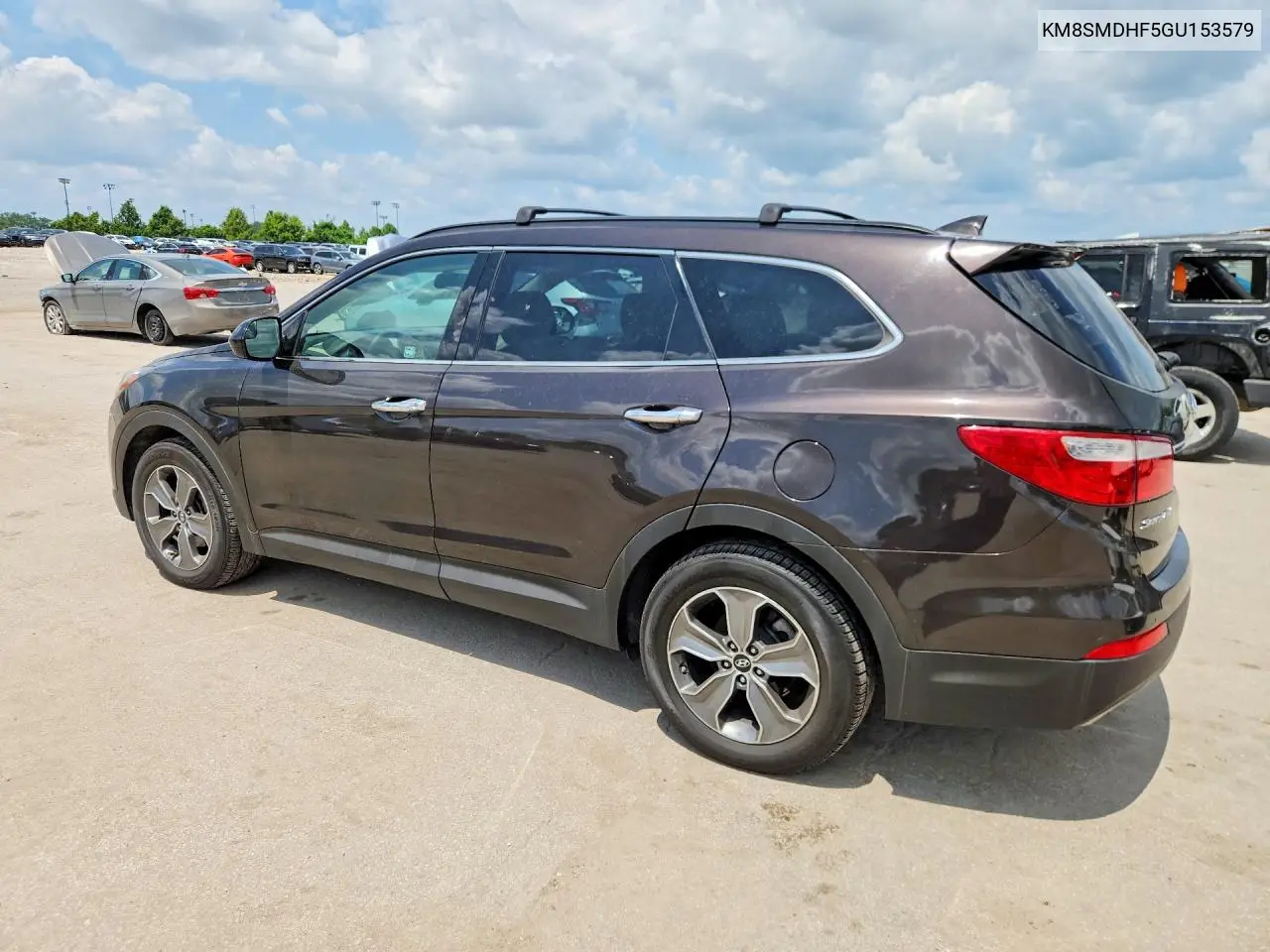 2016 Hyundai Santa Fe Se VIN: KM8SMDHF5GU153579 Lot: 61485756