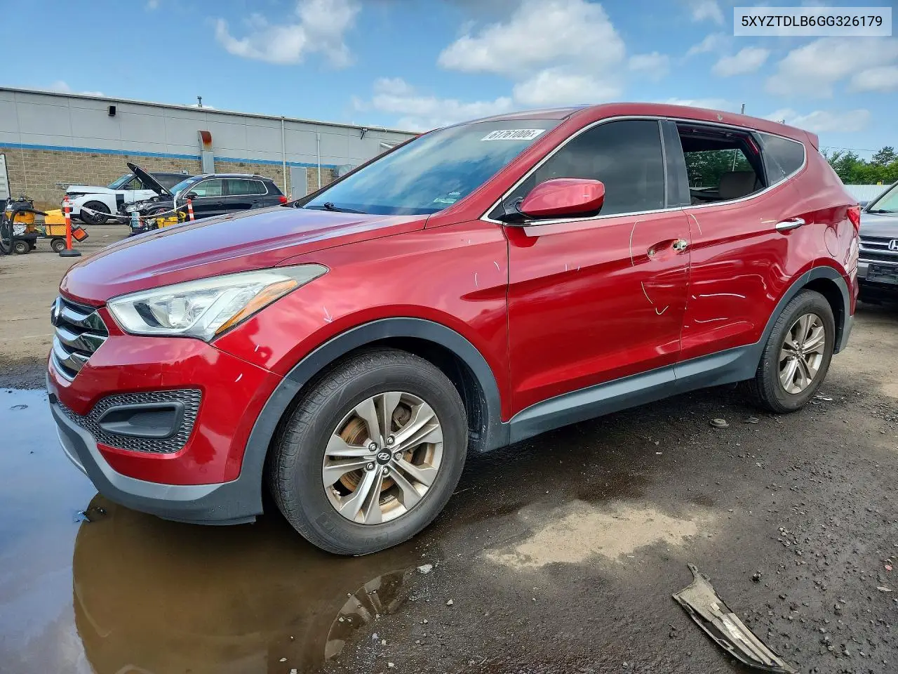 5XYZTDLB6GG326179 2016 Hyundai Santa Fe Sport 2.4L