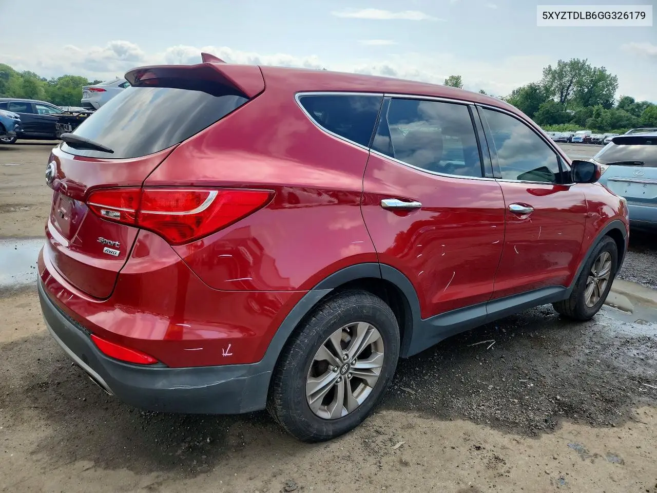5XYZTDLB6GG326179 2016 Hyundai Santa Fe Sport 2.4L