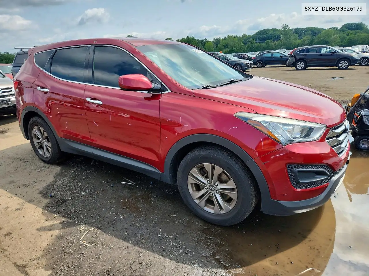 5XYZTDLB6GG326179 2016 Hyundai Santa Fe Sport 2.4L