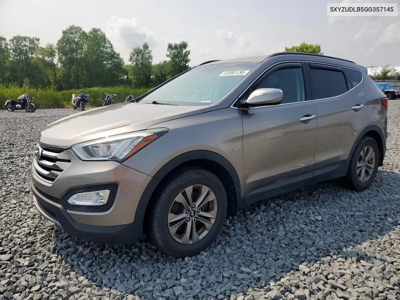 2016 Hyundai Santa Fe Sport 2.4L VIN: 5XYZUDLB5GG357145 Lot: 62085136