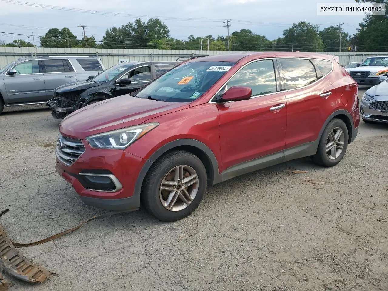 5XYZTDLB4HG440800 2017 Hyundai Santa Fe Sport