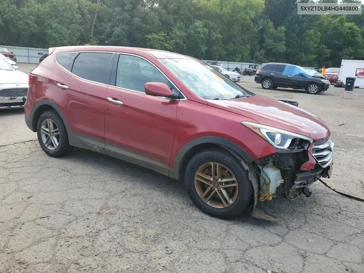 5XYZTDLB4HG440800 2017 Hyundai Santa Fe Sport