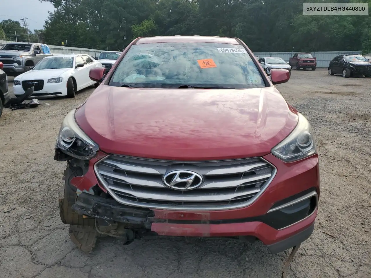 5XYZTDLB4HG440800 2017 Hyundai Santa Fe Sport