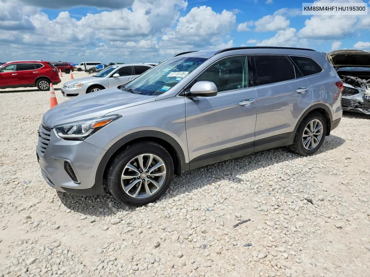2017 Hyundai Santa Fe Se VIN: KM8SM4HF1HU195300 Lot: 57115136