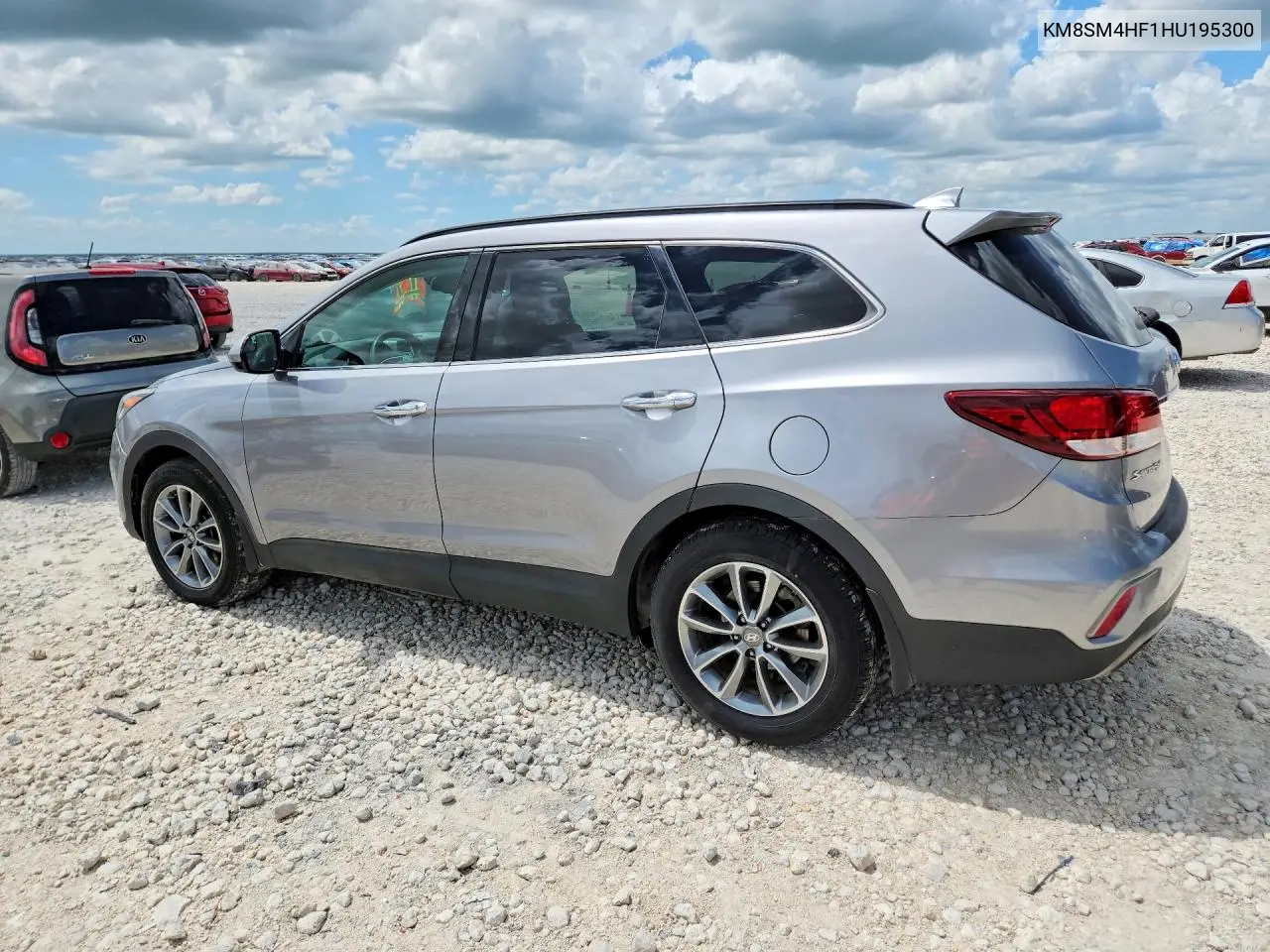 2017 Hyundai Santa Fe Se VIN: KM8SM4HF1HU195300 Lot: 57115136