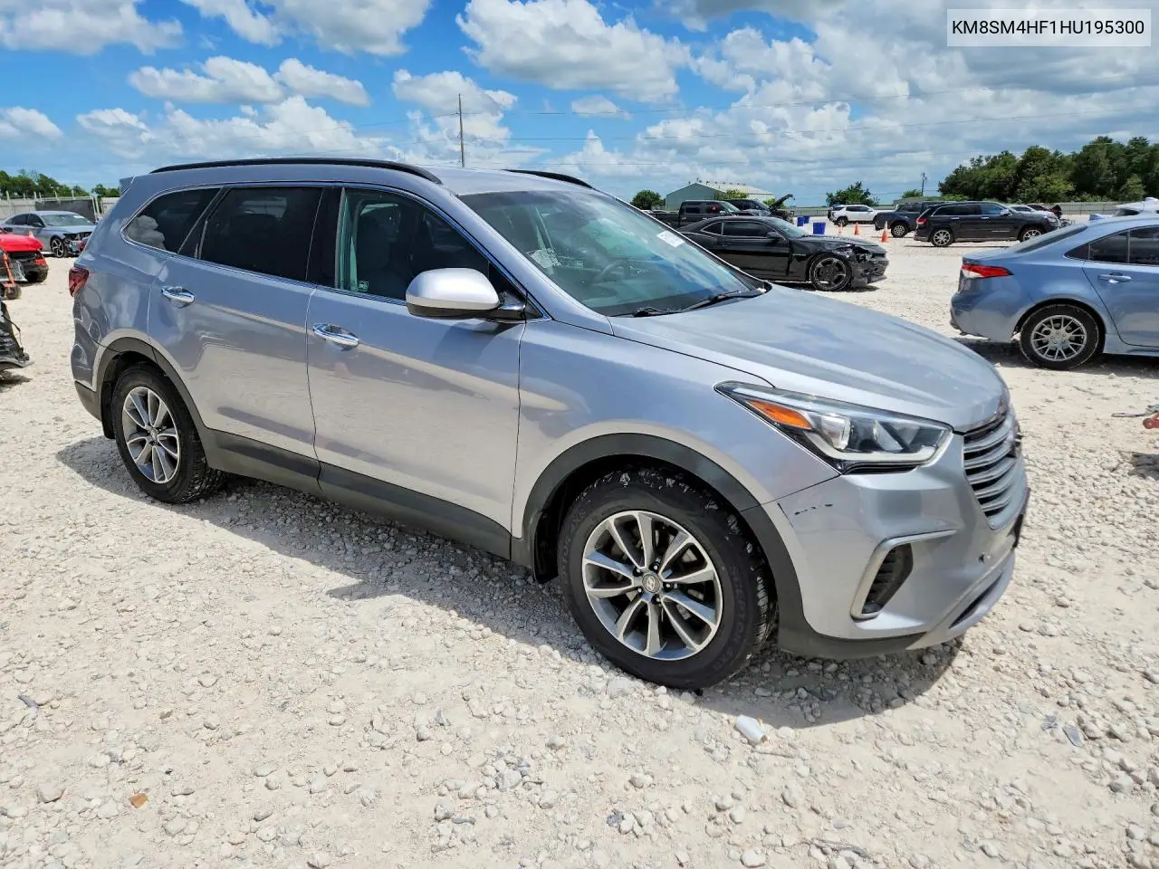 2017 Hyundai Santa Fe Se VIN: KM8SM4HF1HU195300 Lot: 57115136