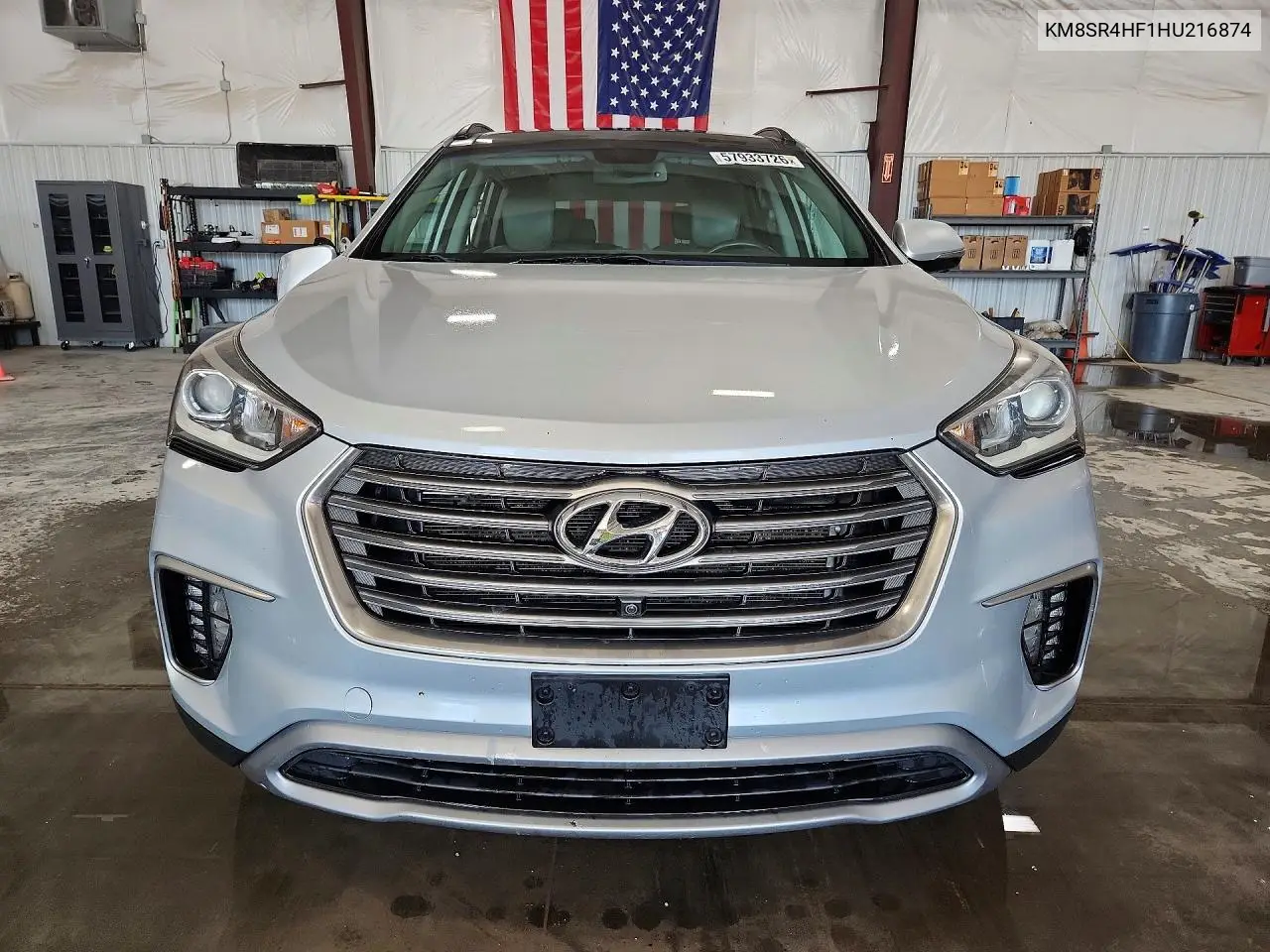 2017 Hyundai Santa Fe Limited Ultimate VIN: KM8SR4HF1HU216874 Lot: 57933726