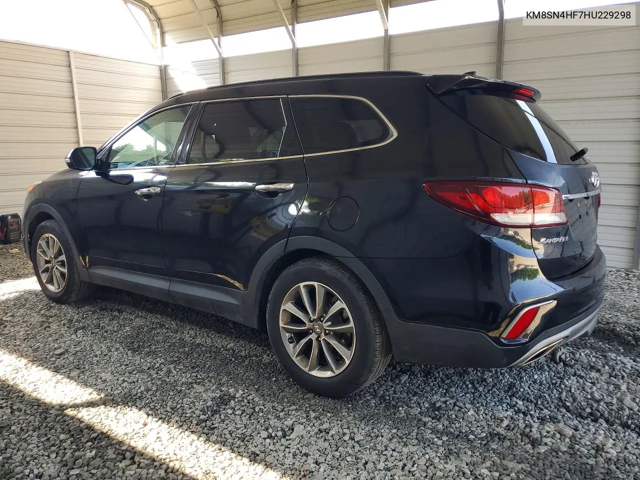 2017 Hyundai Santa Fe Se VIN: KM8SN4HF7HU229298 Lot: 59338966