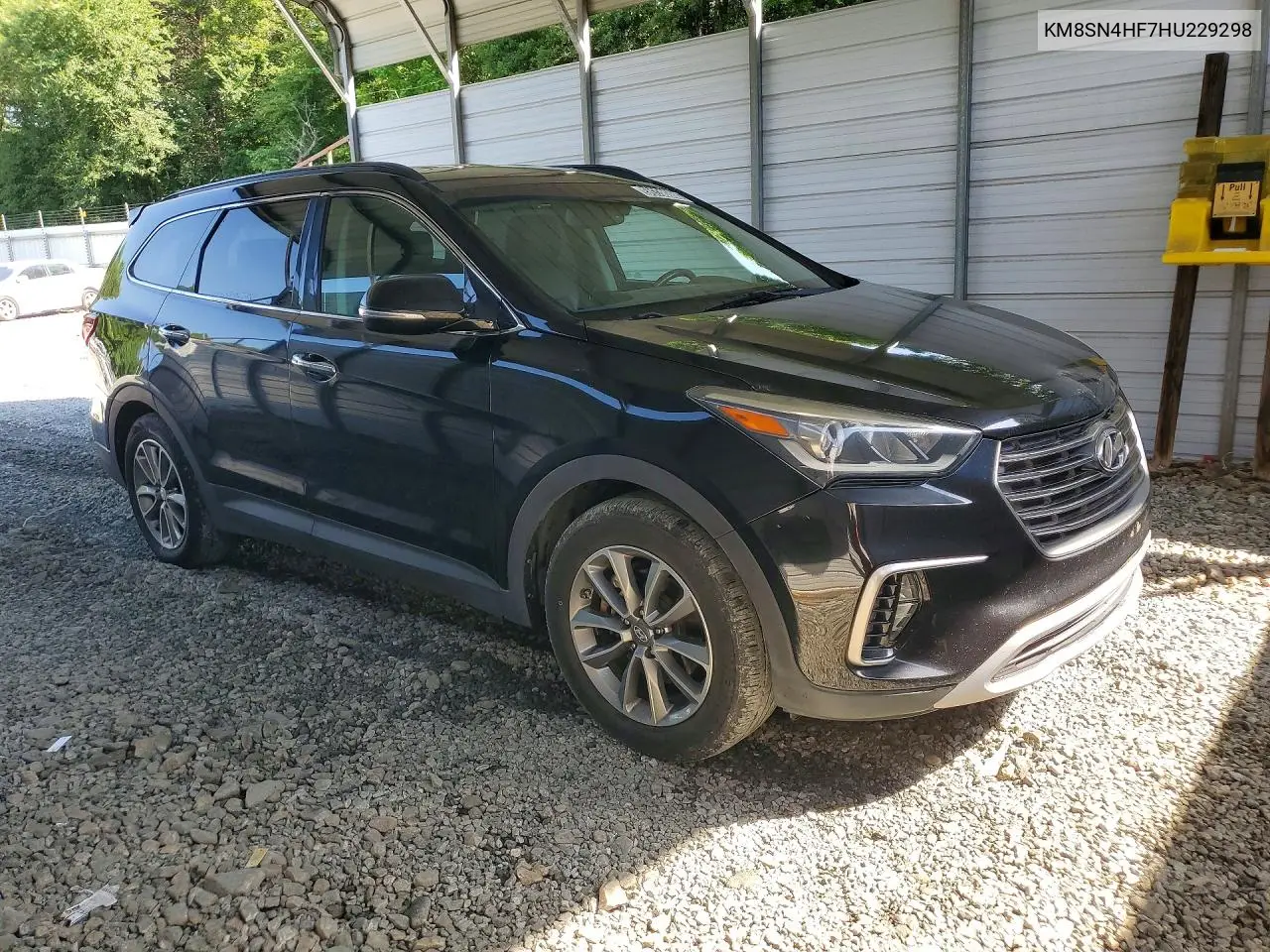 2017 Hyundai Santa Fe Se VIN: KM8SN4HF7HU229298 Lot: 59338966