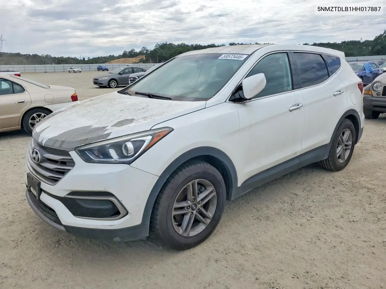 2017 Hyundai Santa Fe Sport 2.4L VIN: 5NMZTDLB1HH017887 Lot: 59573446