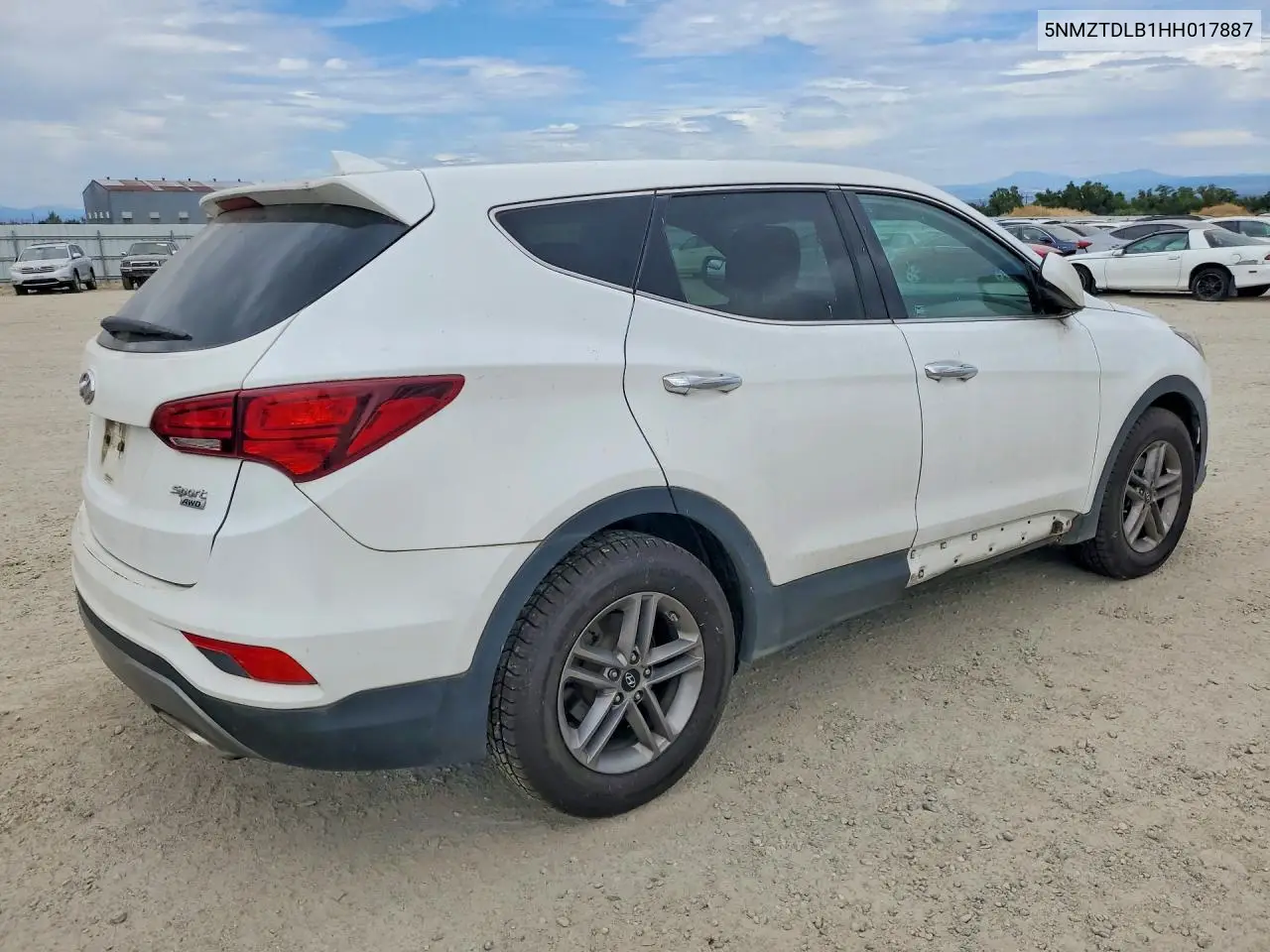 2017 Hyundai Santa Fe Sport 2.4L VIN: 5NMZTDLB1HH017887 Lot: 59573446