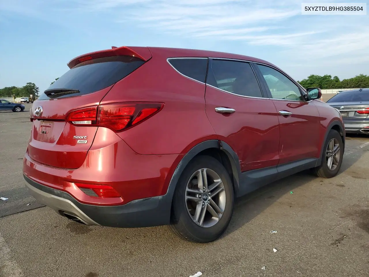 2017 Hyundai Santa Fe Sport 2.4L VIN: 5XYZTDLB9HG385504 Lot: 59650046