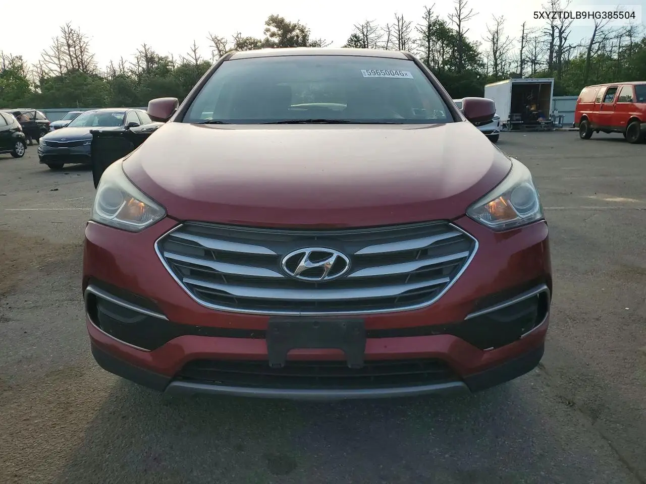 2017 Hyundai Santa Fe Sport 2.4L VIN: 5XYZTDLB9HG385504 Lot: 59650046
